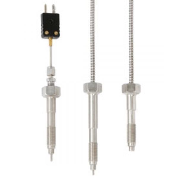 Melt bolt thermocouple for the plastics machinery industry