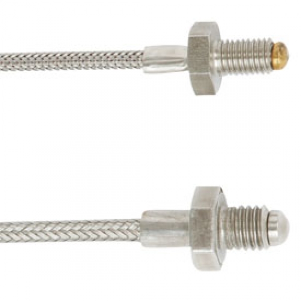 Nozzle thermocouple for the plastics machinery industry
