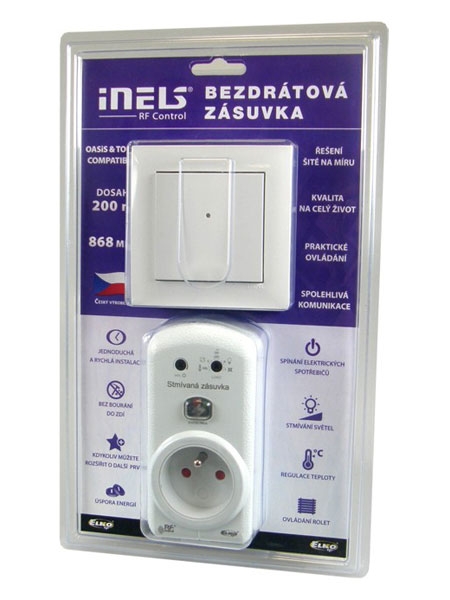 RF комплект с элементом для диммирования розетки RFDSC-11