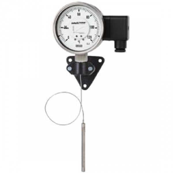 Expansion thermometer with electrical output signal
Stainless steel version, with or without capillary
NS 100