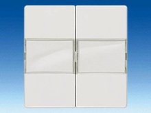 Двойная клавиша с полем для надписи - Контроллеры жалюзи/ставень