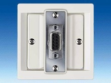 Накладка с D-субминиатюрным соединением - Телекоммуникационные розетки