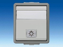 Выключатель для схемы отключения света из двух точек, с окошком и полем для надписи - Кнопки и выключатели