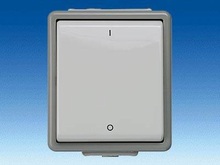 Выключатель с символами I/O, трехполюсный , 3 НО - Кнопки и выключатели