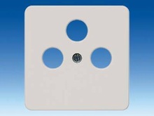 Накладка для подсоединения TV/RF/SAT 3 отверстия - Розетки для TV / RF / SAT