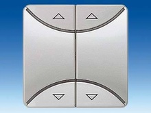 Клавиша двойная с символами вверх/вниз, прозрачные дуги - Кнопки и выключатели