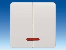 Клавиша двойная с окном - Кнопки и выключатели