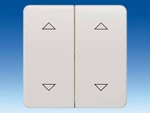 Клавиша двойная с символами 2x вверх/вниз - Контроллеры жалюзи/ставень