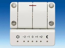 Клавиша UP 231/3 - Техника автоматики зданий EIB