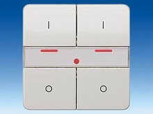 Клавиша двойная UP 244 - Техника автоматики зданий EIB