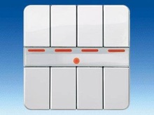 Клавиша четверная UP 245 - Техника автоматики зданий EIB