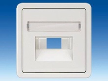 Накладка для UAE розеток с полем для надписи - Телекоммуникационные розетки