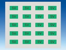Комплект этикеток „SV“ - Аксессуары для розеток