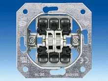 Двухклавишный выключатель для отключения света из двух точек - Электрические части для выключателей