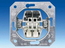 Двухклавишный кнопочный выключатель, 2 НО - Электрические части для кнопочных выключателей