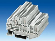 Комбинированные двухрядные клеммы - Клеммы ALPHA FIX Combi 8WH5 со штыревыми контактными зажимами