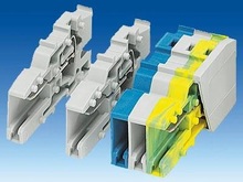 Ответные части разъемных контактных соединений - Клеммы ALPHA FIX Combi 8WH5 со штыревыми контактными зажимами