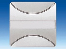 Клавиша с полем для надписи, красная/зеленая дуги - Кнопки и выключатели