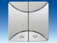 Клавиша двойная с символами вверх/вниз, красная.зеленая дуги - Кнопки и выключатели