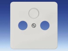 Накладка для подсоединения TV/RF/SAT 2- и 3- отверстия - Розетки для TV / RF / SAT