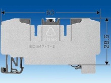 PE-Клеммы - Стандартные клеммы ALPHA FIX SL с пружинными зажимами