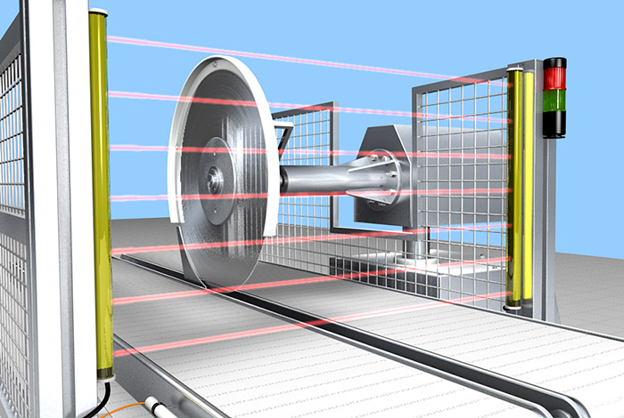 Контроль безопасности автоматических пил для распиловки и разделки скота