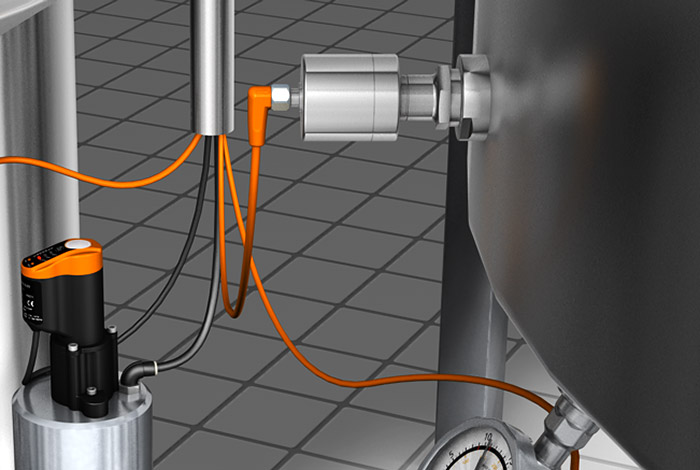 Измерение температуры в резервуаре ферментера