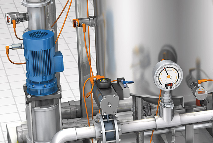 Измерение температуры в системе CIP