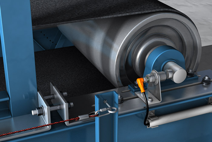 Контроль наклона конвейерной ленты