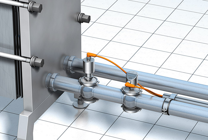 Контроль температуры в флэш-пастеризаторе