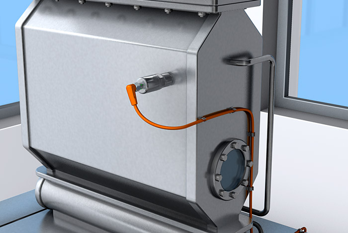 Контроль уровня в дробилке для солода