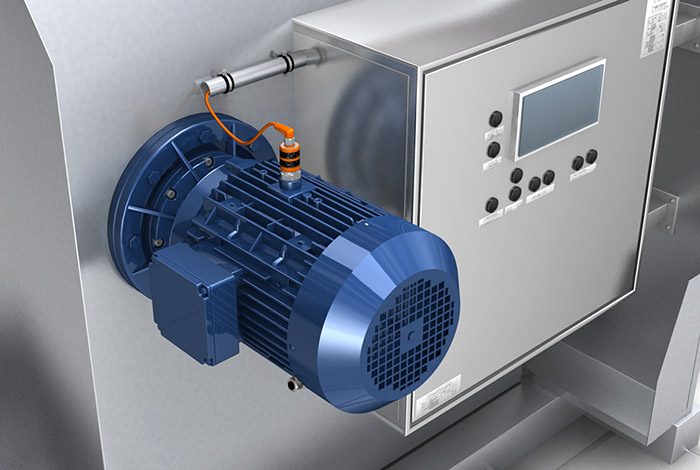 Контроль вибрации на мешалке