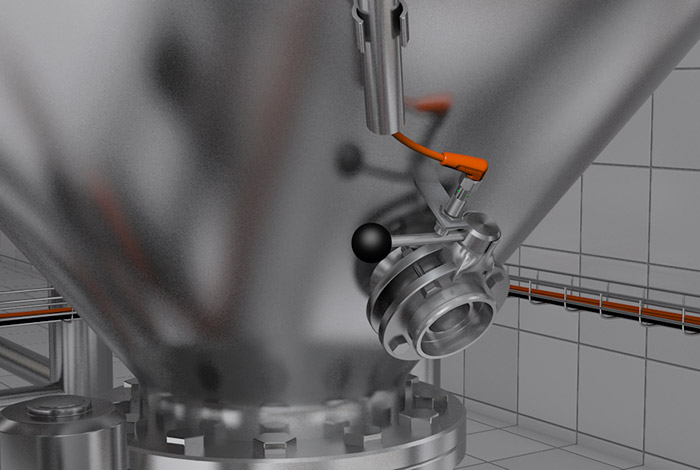 Определение положения ручных клапанов