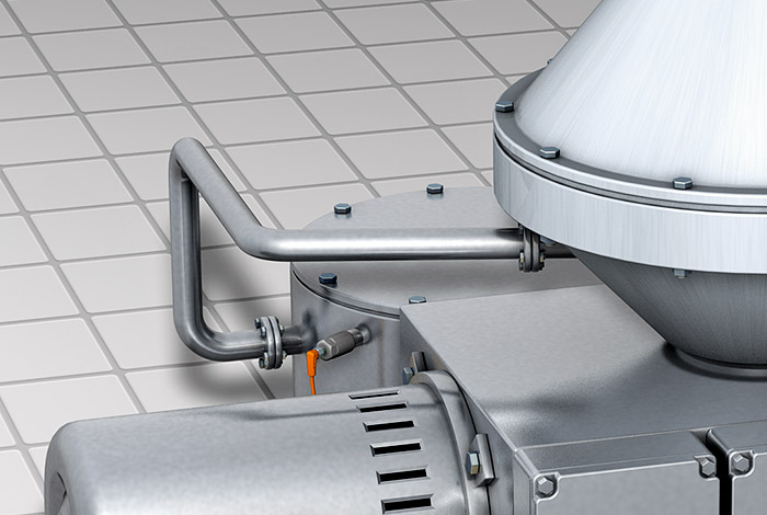 Контроль уровня на сепараторе в процессе переработки молока