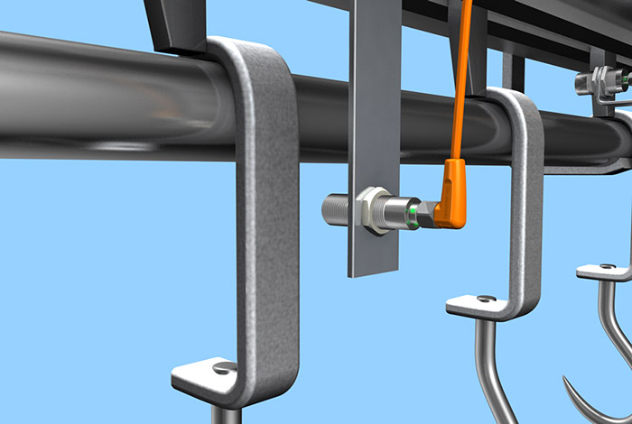 Фотоэлектрическое обнаружение крюков в конвейерных технологиях