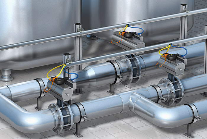Обратная связь на вентильных приводах в процессе переработки молока